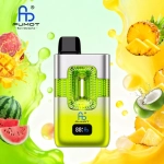 FUMOT ECO 2IN1 50K is a high-capacity rechargeable disposable vape Peach Mango Watermelon & Pina Colada