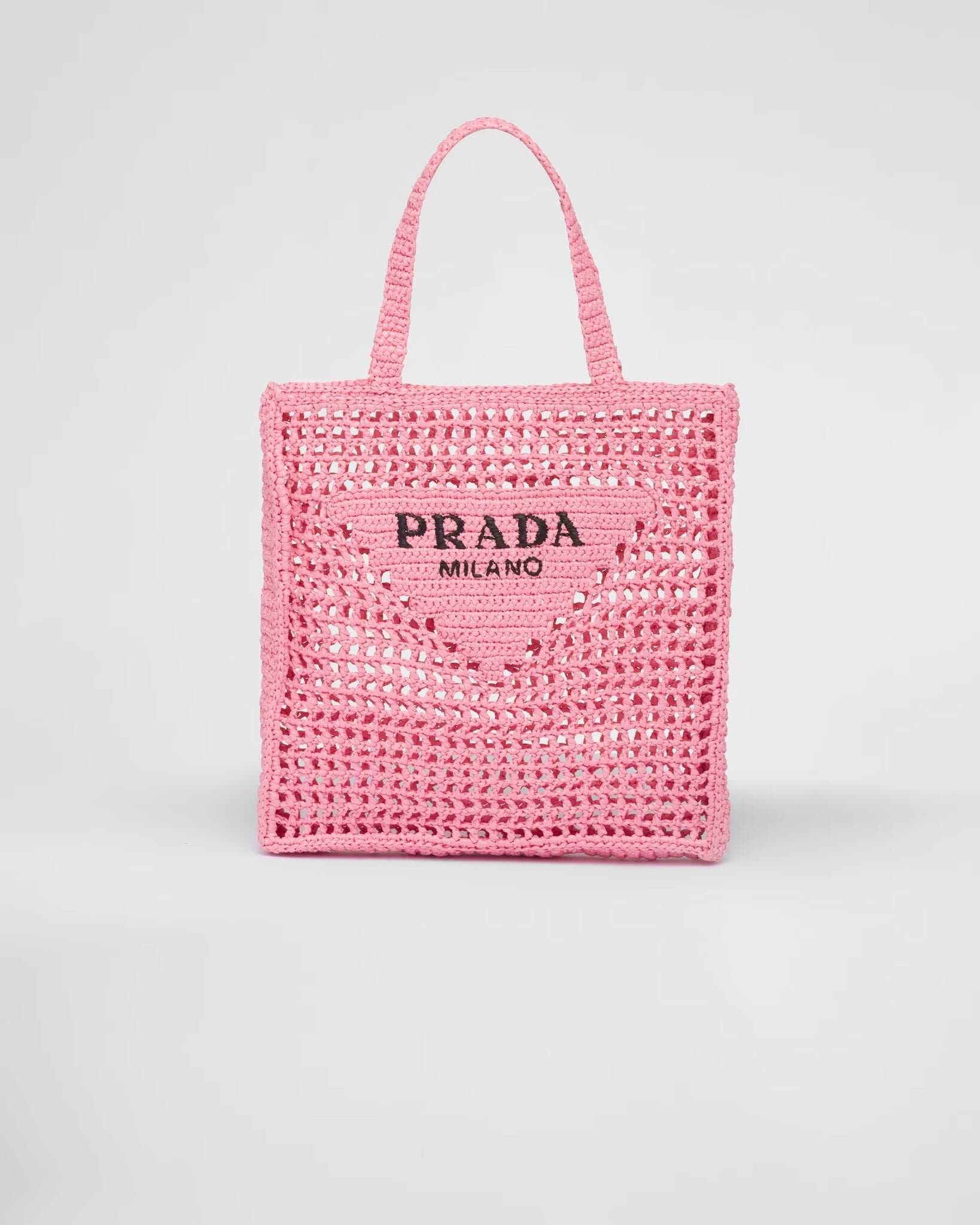 Bolsa de palha Prada (multicolorida)