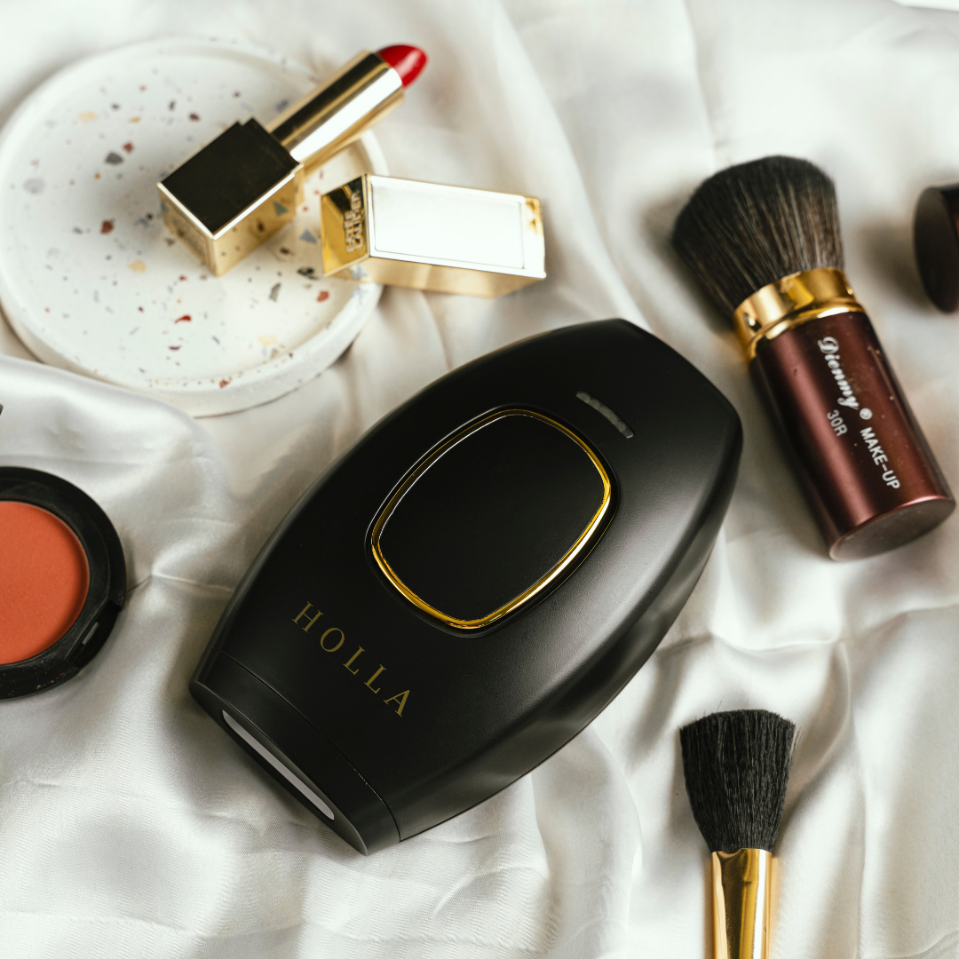 Aparelho de depilação a laser HOLLA IPL com óculos de proteção para os olhos