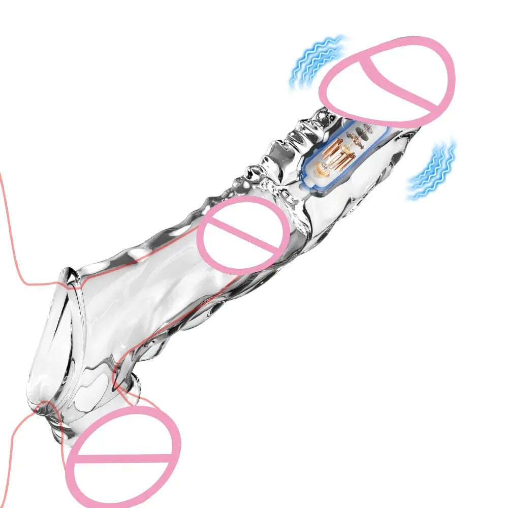 🔥2023 O mais novo estilo quente com preço baixo💥💥💥 - Vibrador reutilizável para aumentar o pênis😍