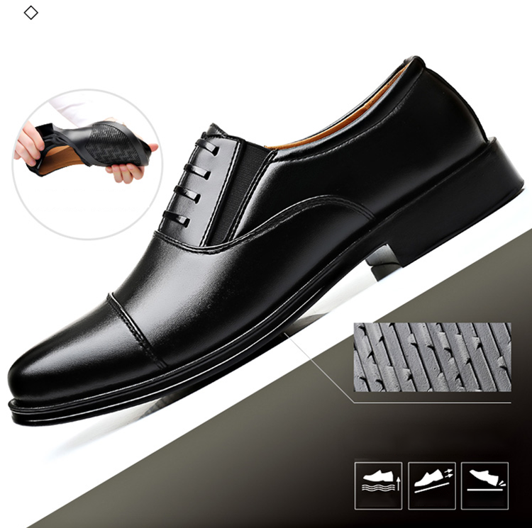 Sapatos formais de couro para homens de negócios