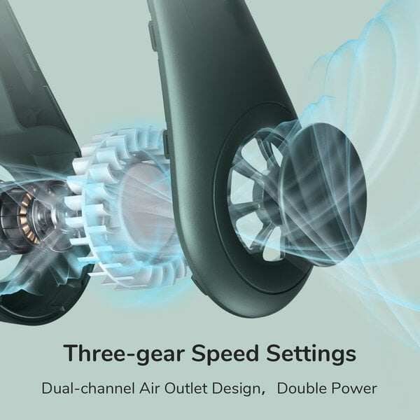 2024 Novo ventilador portátil de pescoço