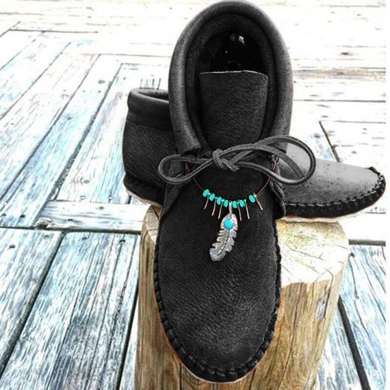 Buty damskie Martin w nowym stylu na co dzień z płaskim dnem