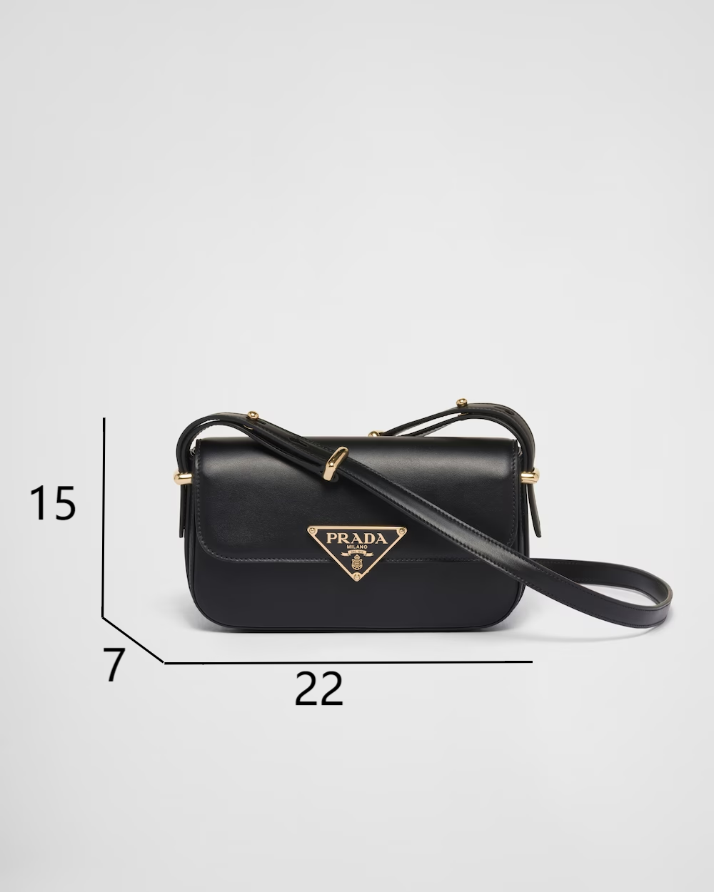 Pra Bolsa transversal pequena quadrada de ombro