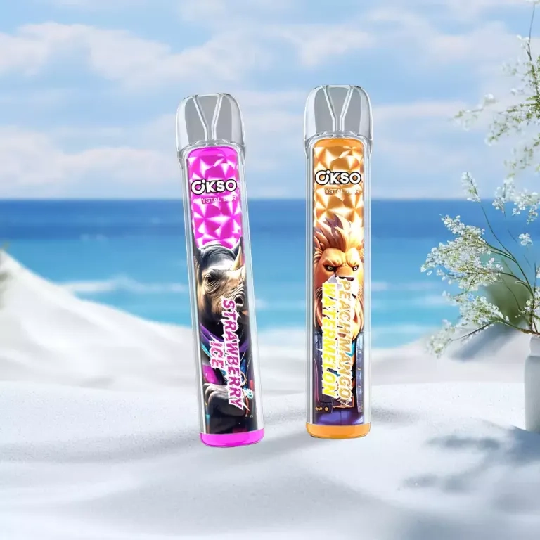 Okso crystal bar 800 eldobható föld 800 puffs háló tekercs nagykereskedelmi.