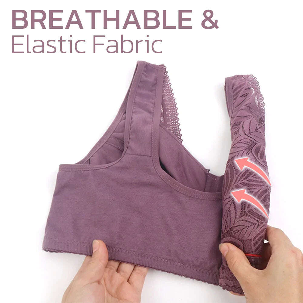 Sutiã com zíper frontal HealthLift Lymphvity