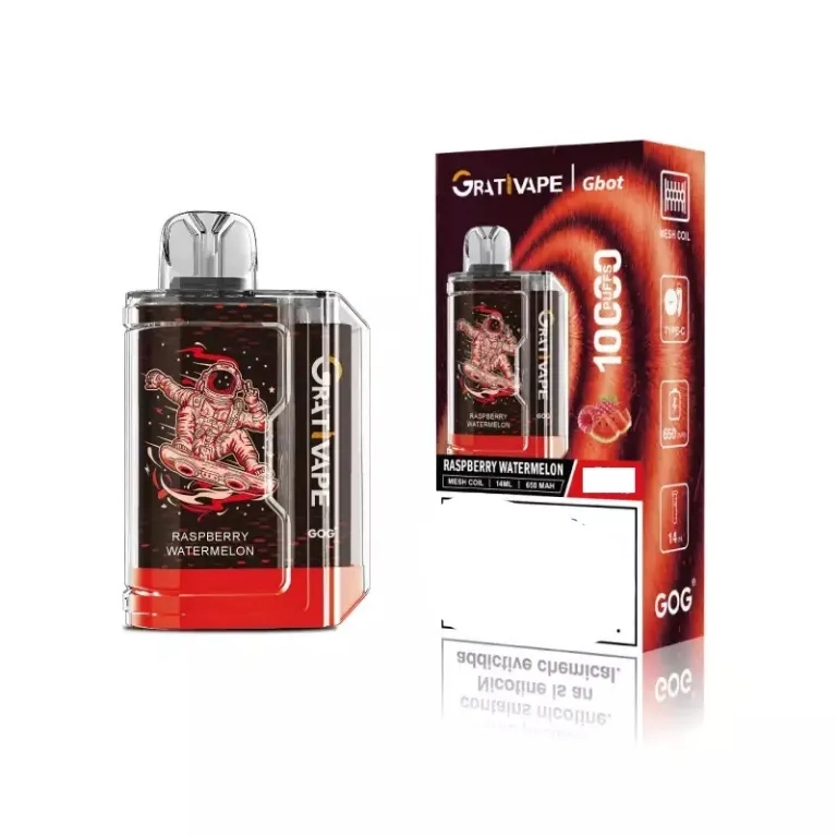 Grativape Gbot 10000 Puffs 10k Wholesale Rechargeable Disposable Vapes