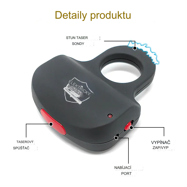 Anel de atordoamento ElectricGuard de alta potência 25.000.000