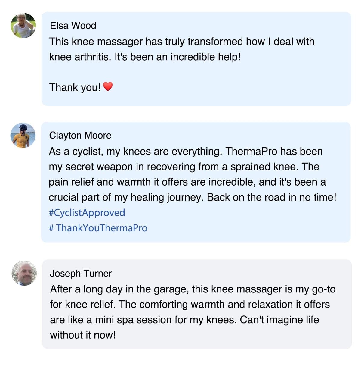 Massageador infravermelho de joelho ThermaPro ™, alívio avançado da dor, terapia térmica, intensidade ajustável para recuperação e relaxamento