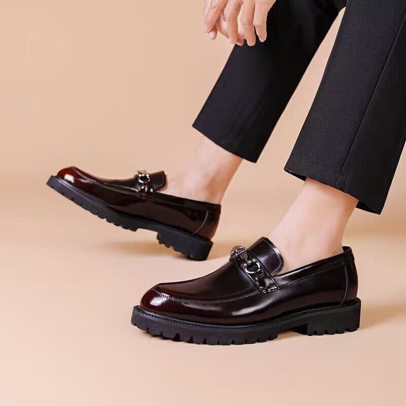 Mocassins de couro elegantes e clássicos para homem | 50% de desconto