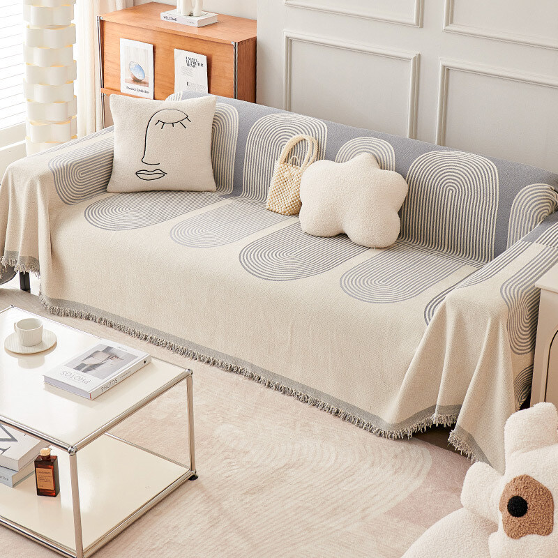 Обръщащ се калъф за диван от шенил