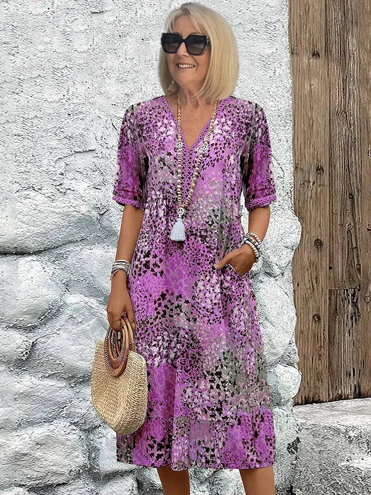 Vestido midi leve
