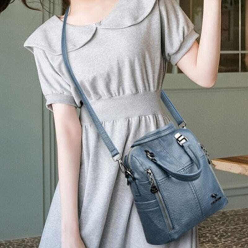 MOCHILA DE COURO FEMININA - ATMOSFERA