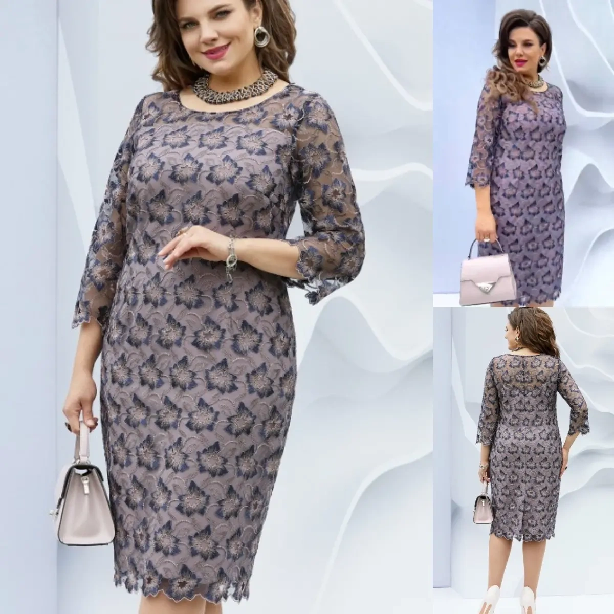 🔥🥰【S-5XL】Vestido de alta qualidade, confortável e elegante