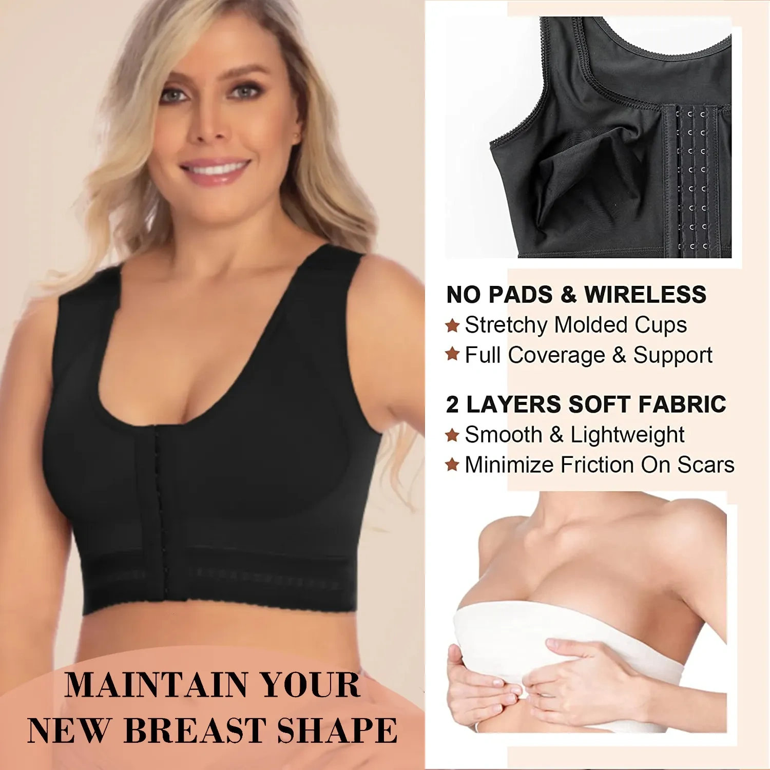 Cintas Delie | Sutiã pós-cirúrgico Fit360