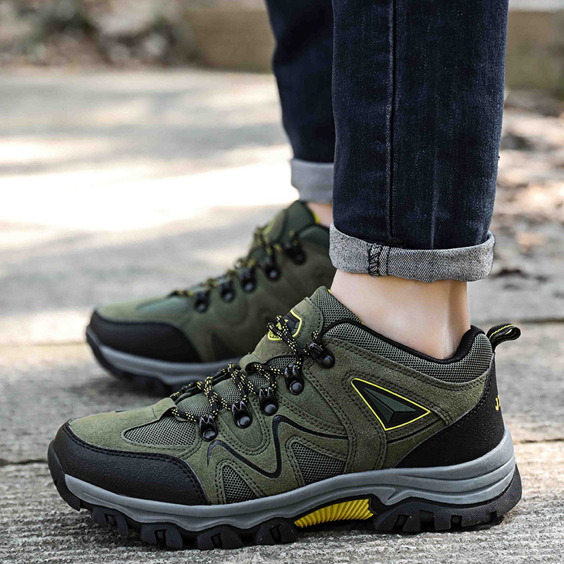 Sapatos de caminhada ortopédicos leves respiráveis ​​impermeáveis ​​masculinos para fascite plantar (certificação médica)