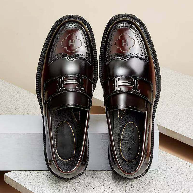 Mocassim de couro elegante e moderno para homem | 50% de desconto🔥