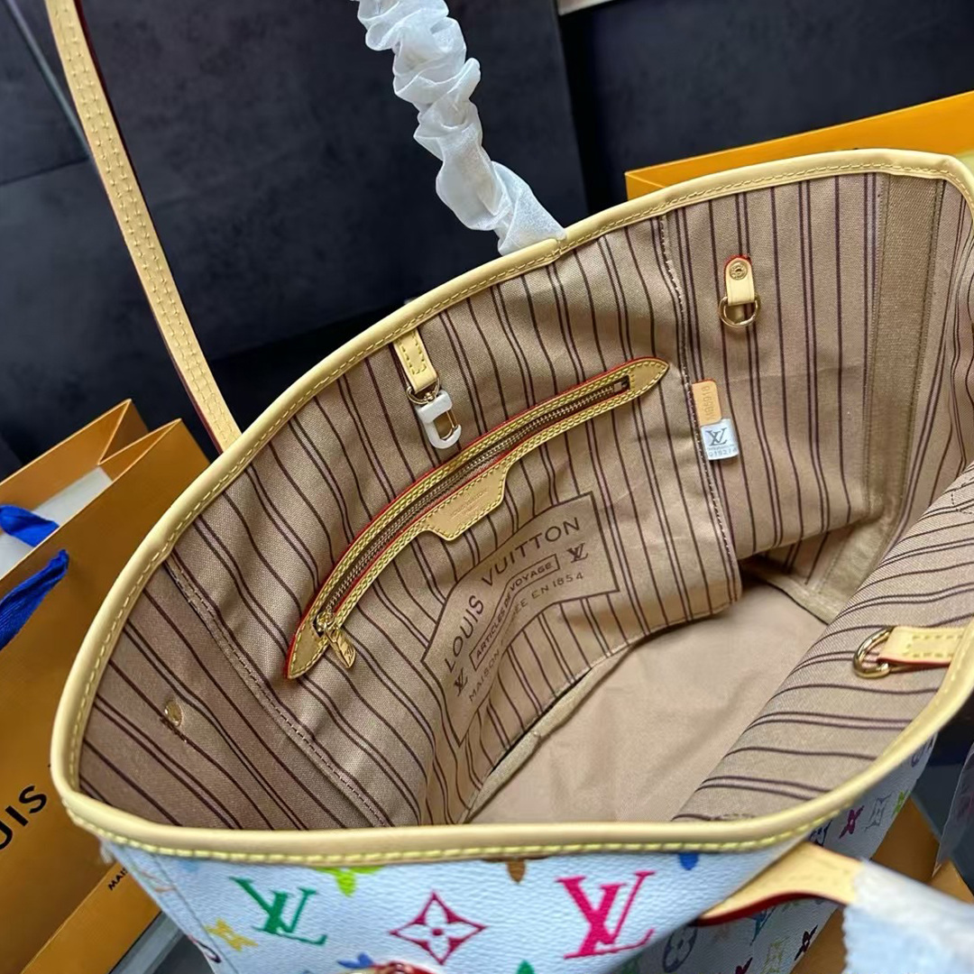 Louis Vuitton tri-color shopping bag