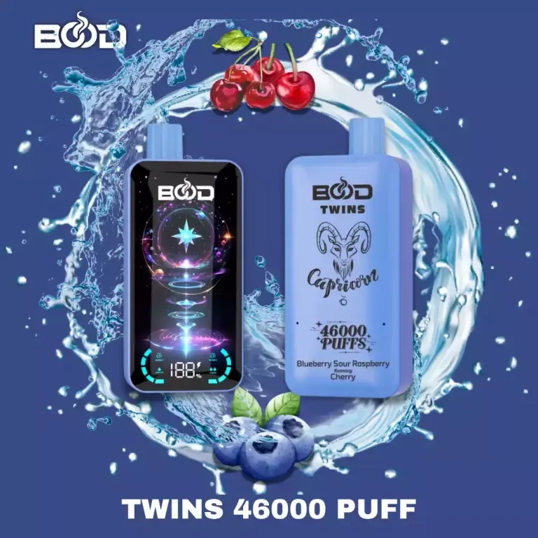 BOOD TWINS 46000 Puffs disposable vapes Lime & Pineapple