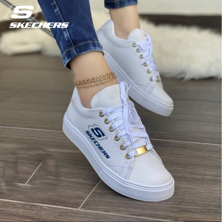 Skechers Mulher Baixo-Top Outdoor Leve-Solado Macio Casual Sapatos