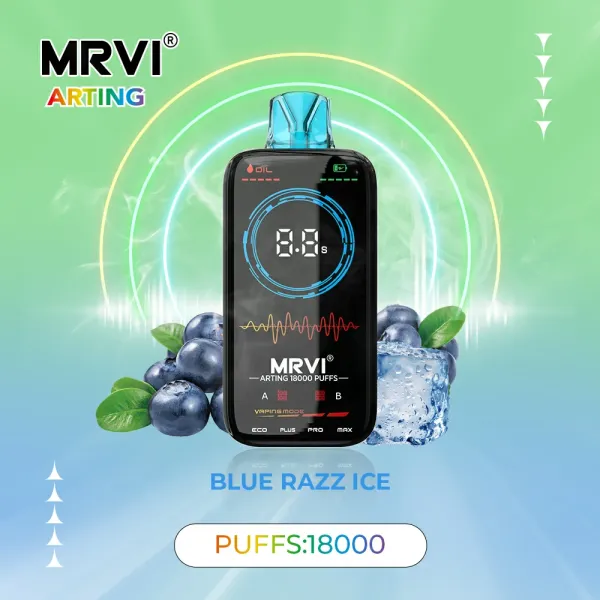 MRVI Arting 18000 Puffs Dual Mesh Full Screen Display 18k Wholesale Rechargeable Disposable Vapes
