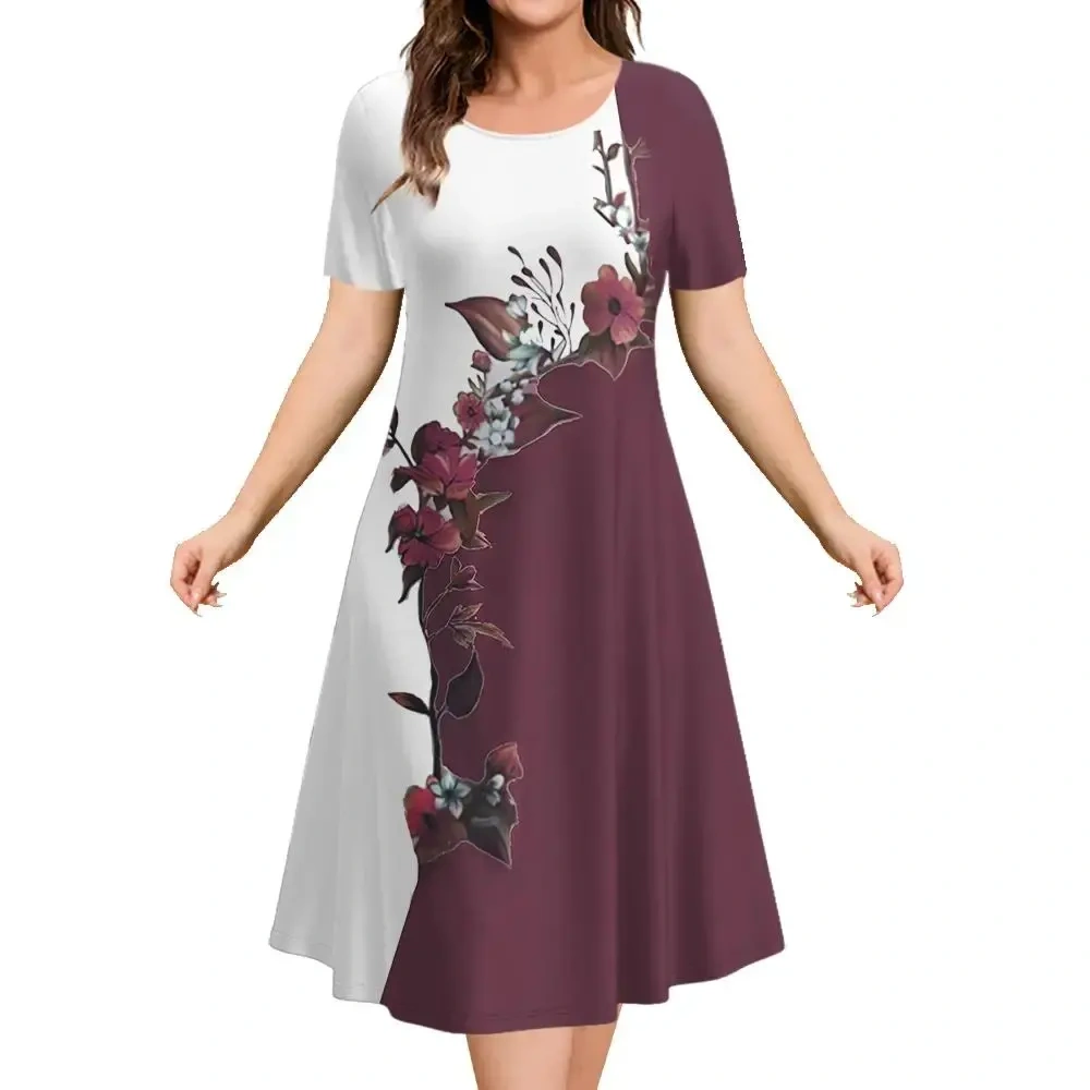 😍【XS-5XL】Roupas estampadas femininas europeias e americanas