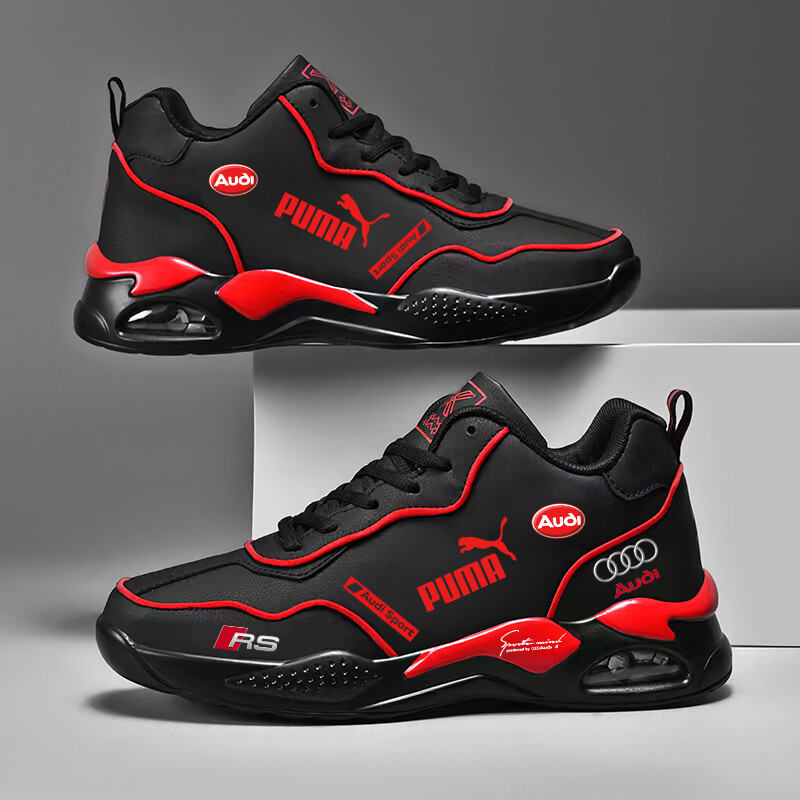 PUMA&AUDI 2025 nowe męskie ortopedyczne, wygodne skórzane sneakersy