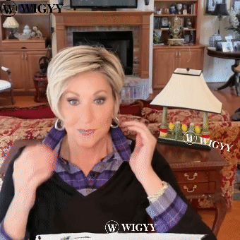 Peruca Pixie Loira Fofa Wigyy