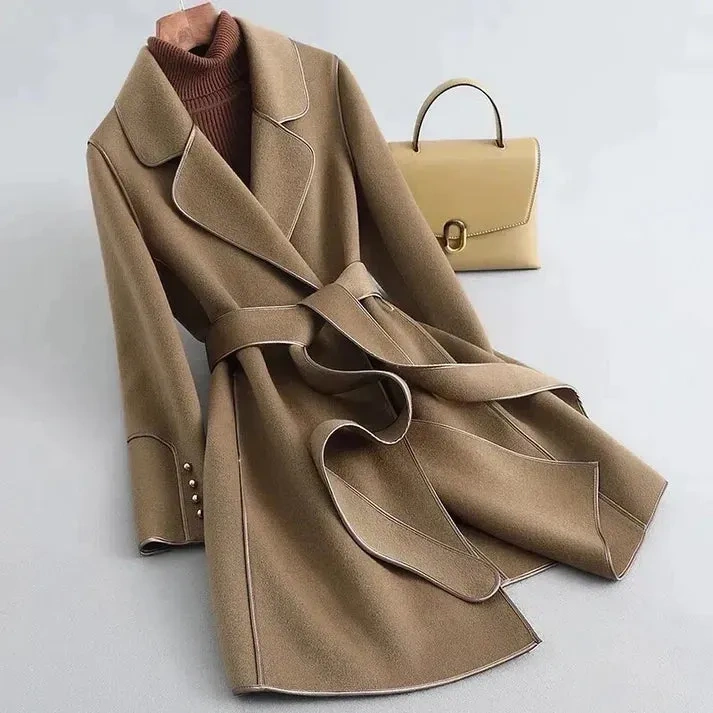 Trench coat de lã virgem, L'Aurablend
