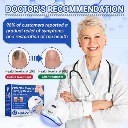 🎅Descontos especiais de Natal: 62% OFF🎄QIAWI™ PureNail Fungus Laser Device - 🗽Fabricado e enviado dos EUA👏