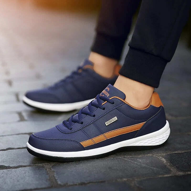 ⭐Świąteczna Wyprzedaż -45% ZNIŻKI ⭐Wygodne męskie skórzane sneakersy ortopedyczne 2023