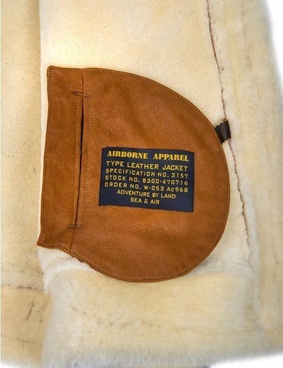 JAQUETA PILOTO DE PELE DE CARNEIRO COM CAPUZ B-3 WHISKY COM CAPUZ ART. 209COMPRE 2 ENVIOS GRÁTIS