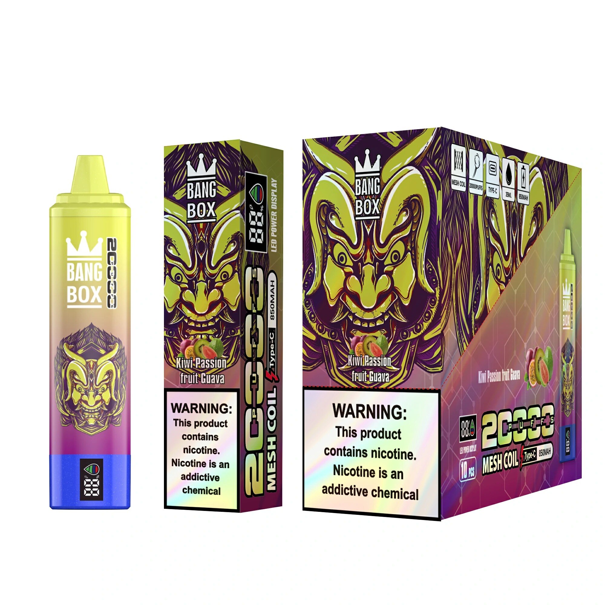 Bang Box 20000 Puffs Vape 0% 2% 3% 5% Low Nicotine Rechargeable Bulk Buy Disposable Vape Wholesale