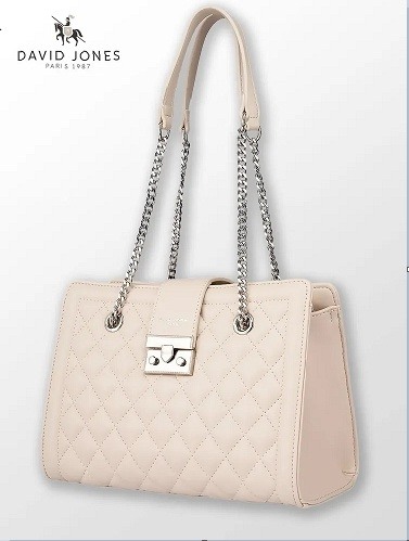 🔥DAVID JONES🔥Bolsa de ombro de senhora em pele