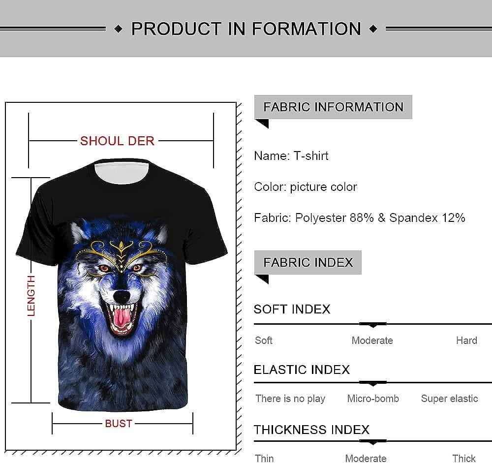 Men's 3D Print Skull T-Shirt 3D Creative Print Short Sleeve T-Shirt Casual Round Neck Novelty Street Fashion Tees Shirt