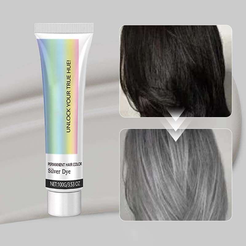 ✨ Dia 49% de desconto ✨ Coloração capilar 2 em 1 com extrato natural de prata