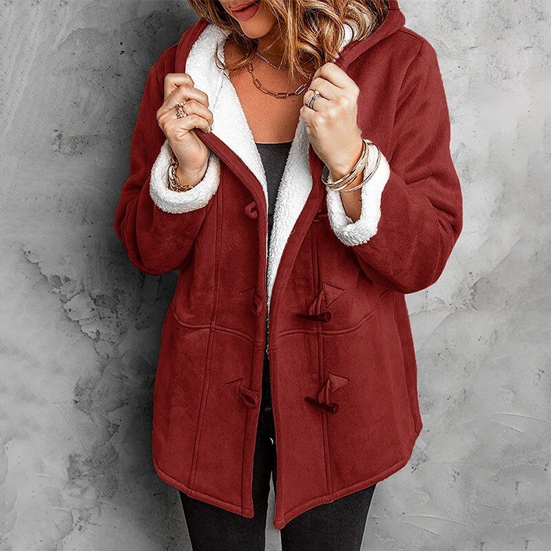 2023 Nova Jaqueta de Lã Feminina