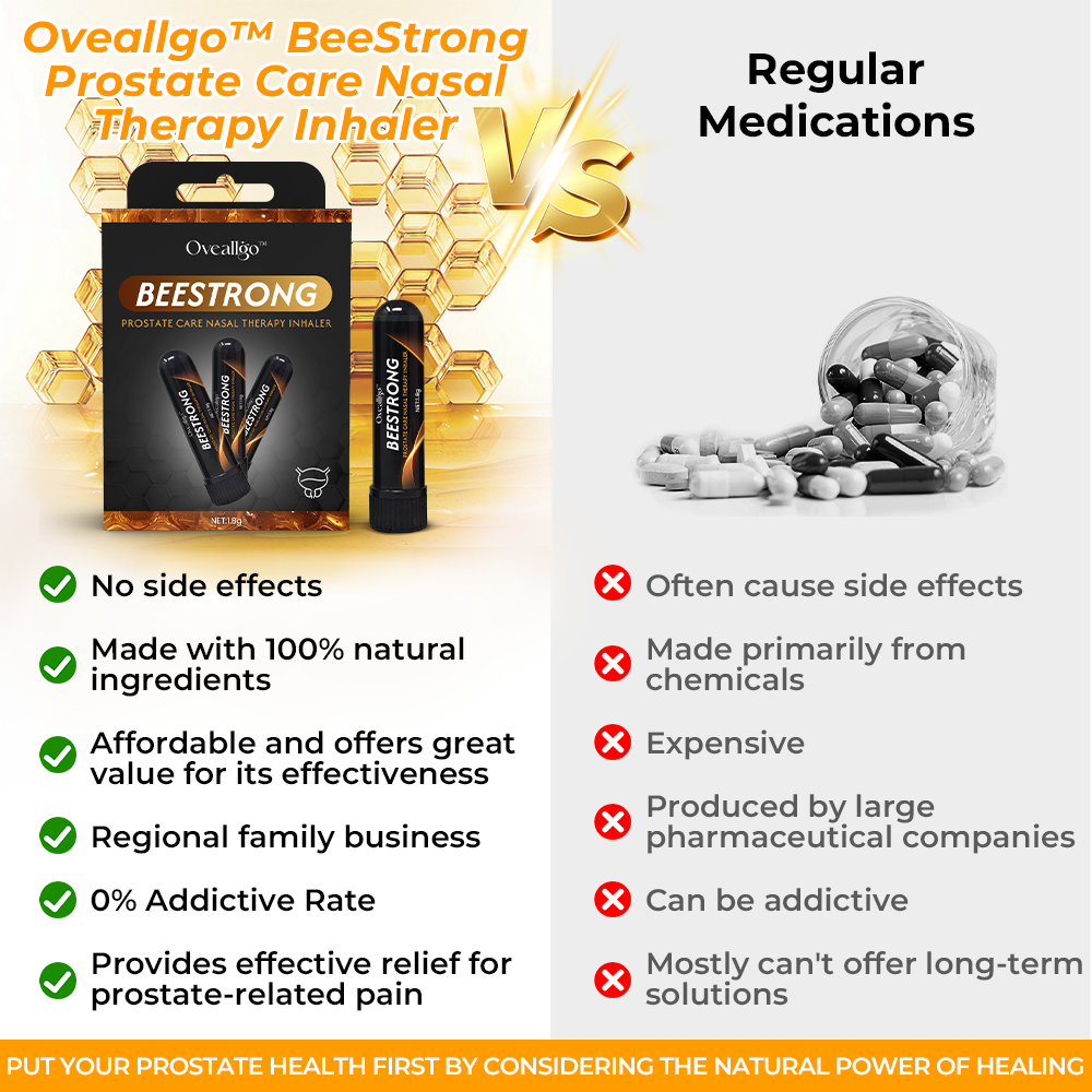 ✅Loja oficial: Oveallgo™ PRO BeeStrong Prostate Care Nasal Therapy Inhaler👨‍⚕️Aprovado pela Associação Urológica da Austrália (USANZ) (reduzindo o inchaço da próstata, dor, desconforto, dor e fadiga urinária)