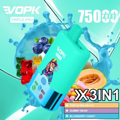VOPK Triple Pro 75000 Puffs 3-in-1 Disposable Vape
