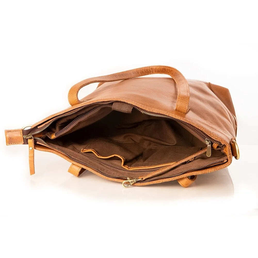 Bolsa Eva Vintage Couro Zip Up + Carteira Grátis (OS PROMO)