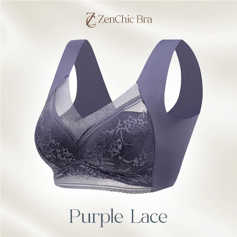 Sutiã ZenChic (conjunto de 3 peças) - PROMOÇÃO DE ÚLTIMO DIA - 80% DE DESCONTO - Sutiã push up sem costura sem fio