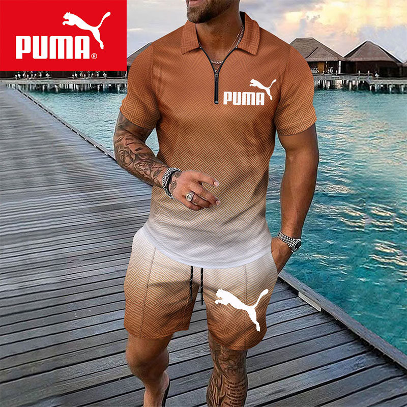 Conjunto Puma de 2 peças, blusa e calções