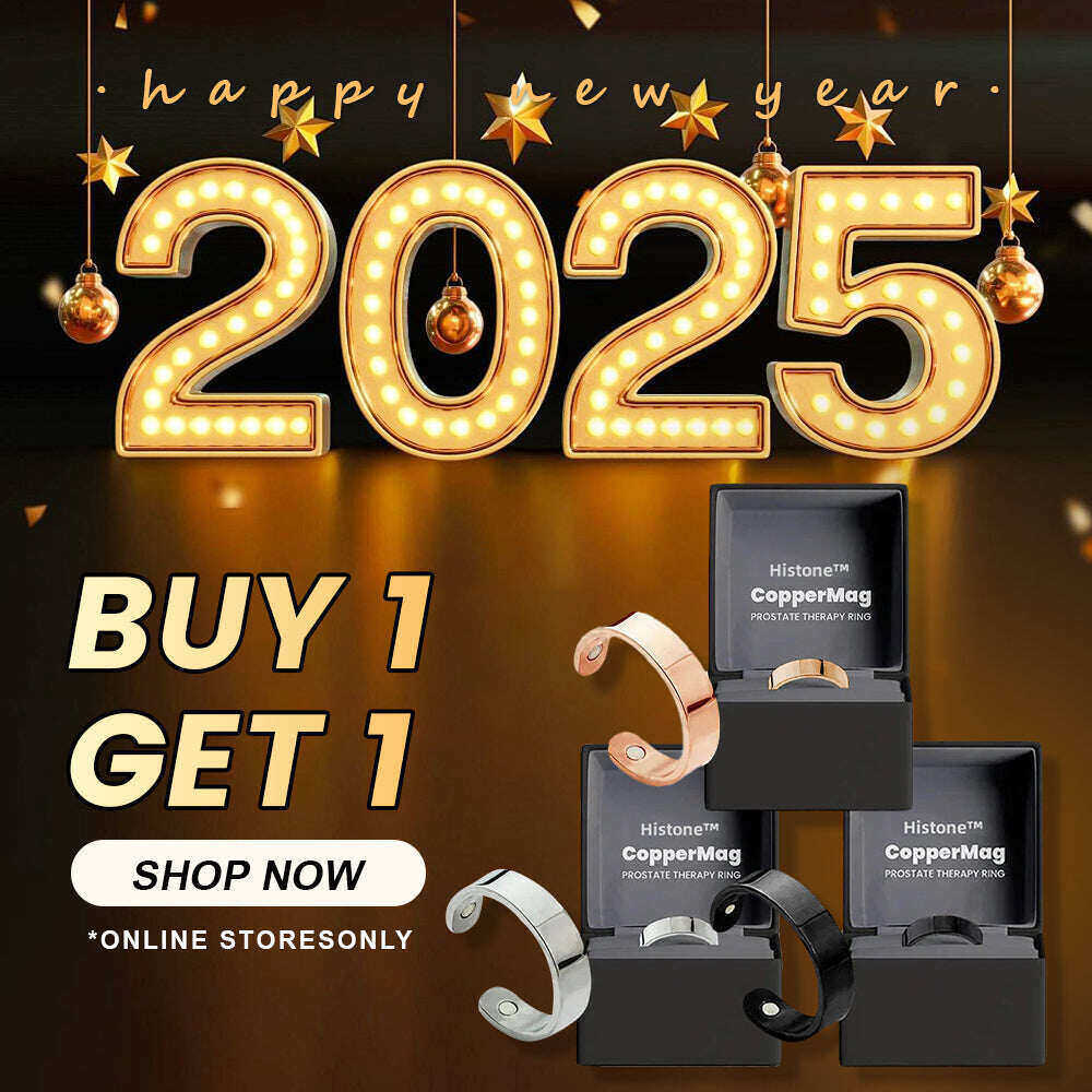 🎆 Liquidação de Ano Novo 1🎁 Último dia de promoção oficial na loja da marca: 50% de desconto 🎇 Anel de próstata Hisstone™ CopperMag 🌟