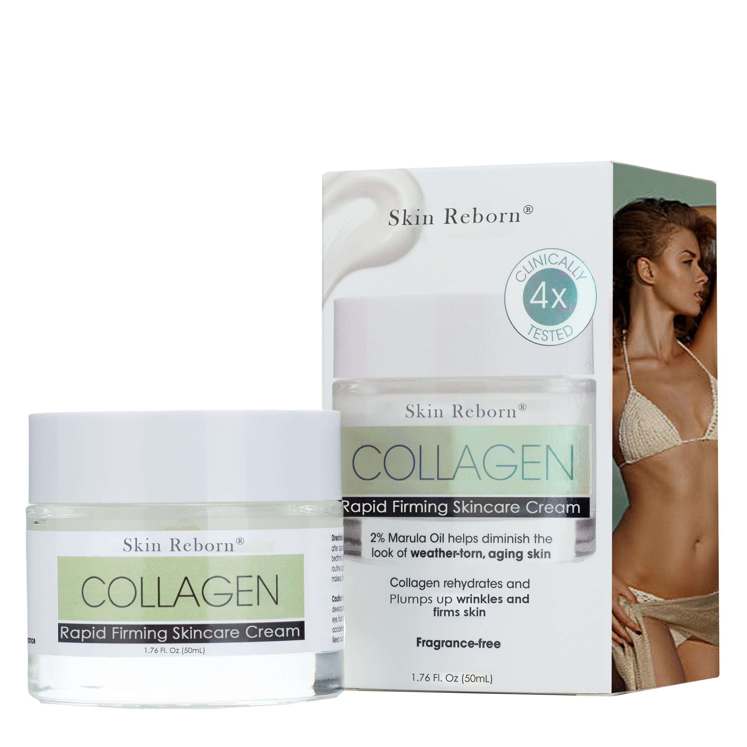 REBORN SKIN® COLLAGEN BOOST FAST FIRMING & LIFTING CREAM