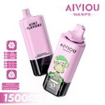 waspe aiviou 150000 puffs Red Bull Cola Ice + Strawberry-Raspberry-Cherry + Blackberry-Dragon Fruit
