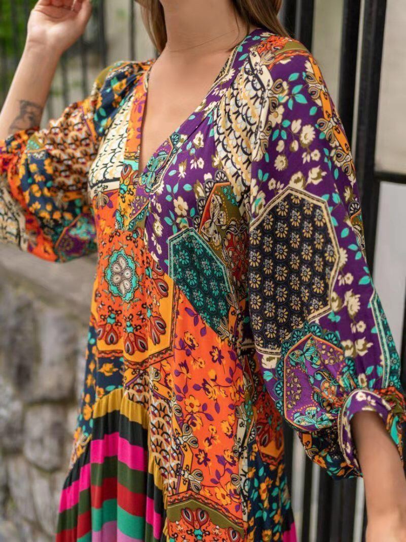 Vestido animado 100% algodão com estampa