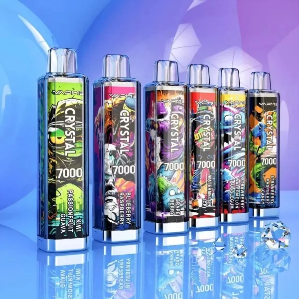 Vapme Crystal 7000-puff refillable disposable vapes