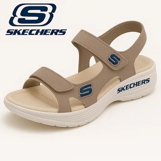 Novas sandálias ortopédicas femininas Skechers a partir de 2025