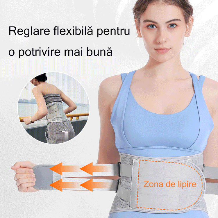 СПОРТНА ЛУМБАЛНА ОПОРА СЪС СТОМАНЕНИ ПЛОЧИ