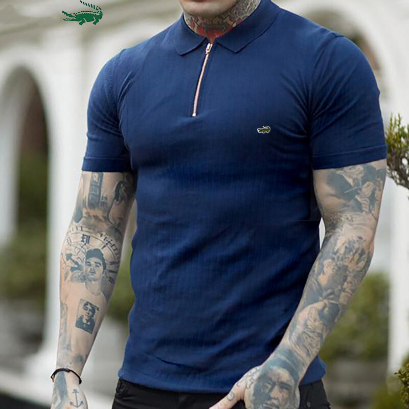 Camisa POLO masculina de manga curta de alta qualidade